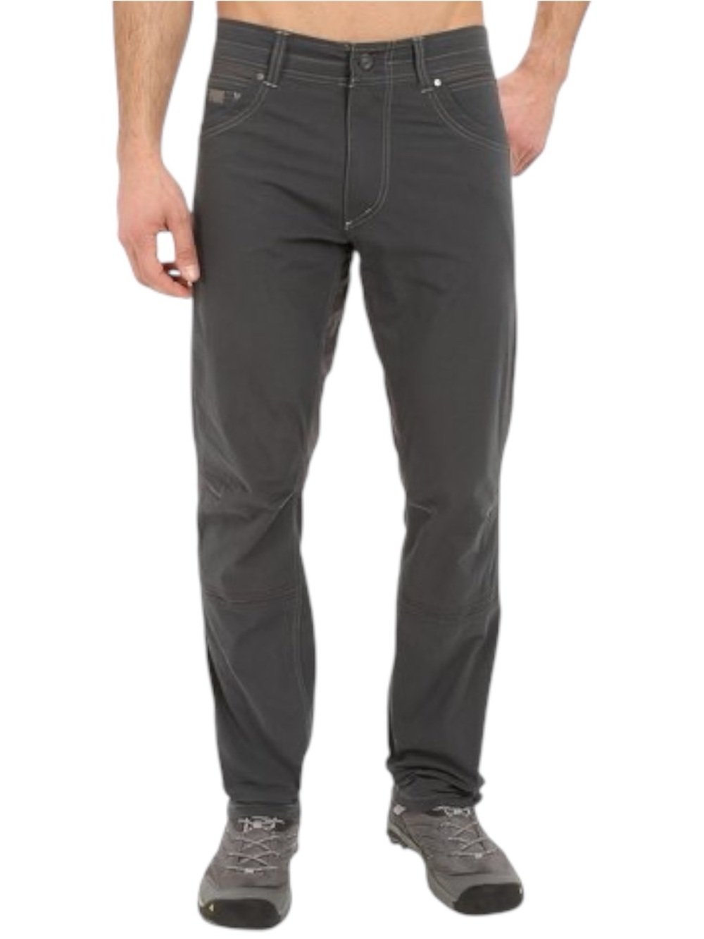 Kuhl Radikl Pants Mens Gray Hybrid Stretch Hiking Trail Outdoor Cargo 38 x 30